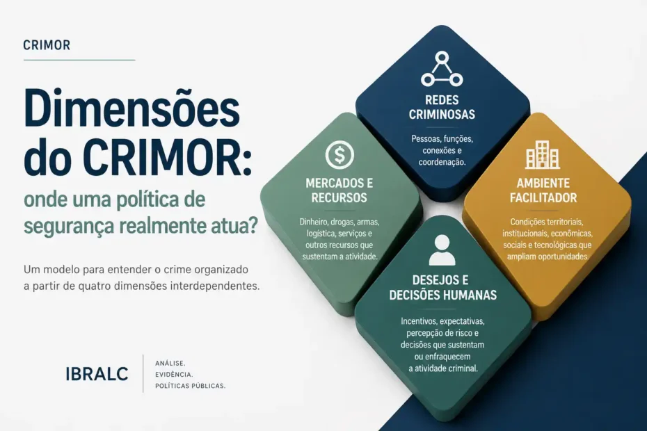 Dimensões do CRIMOR aplicadas à análise de políticas de segurança pública