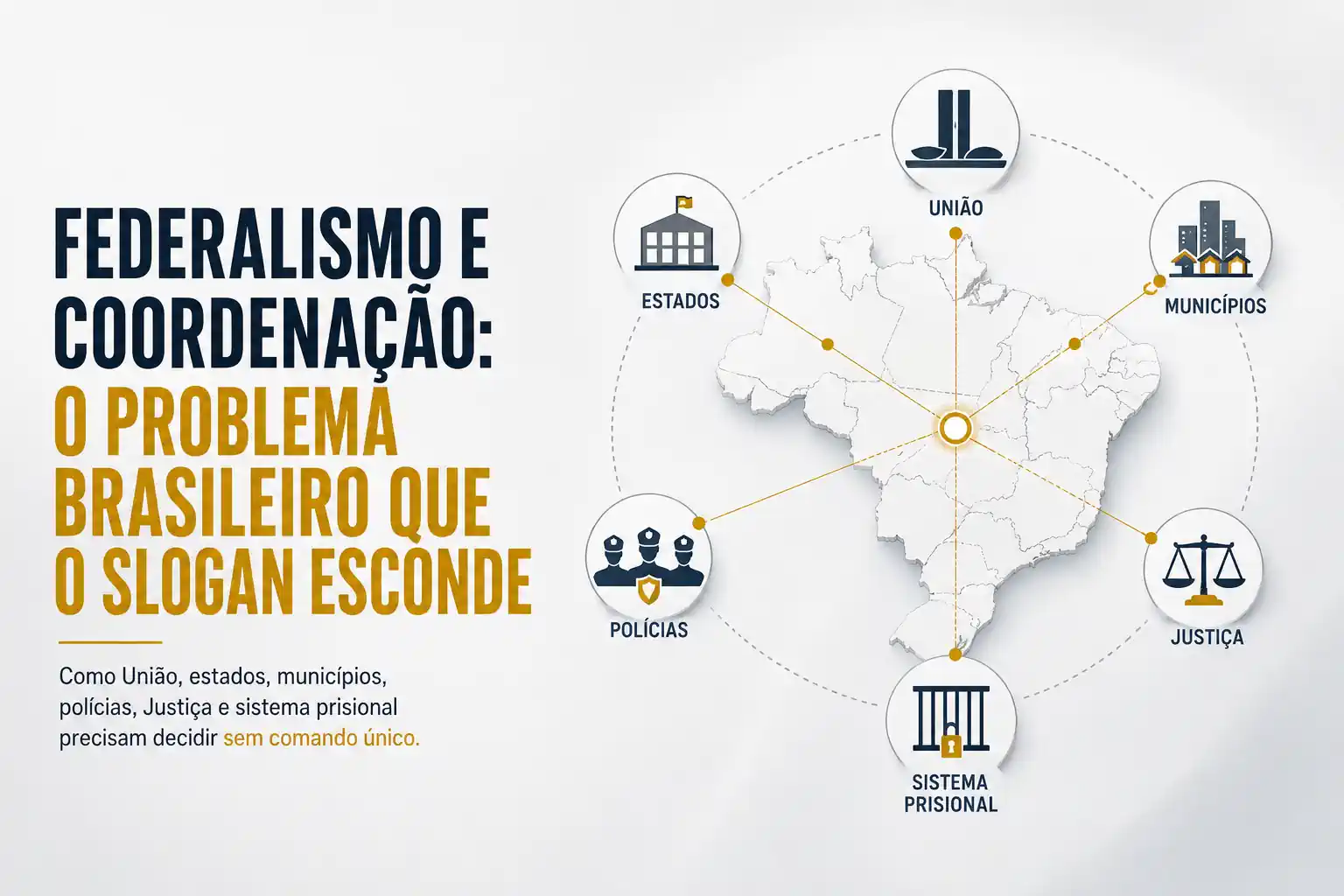 Federalismo e coordenação na segurança pública: o problema brasileiro que o slogan esconde