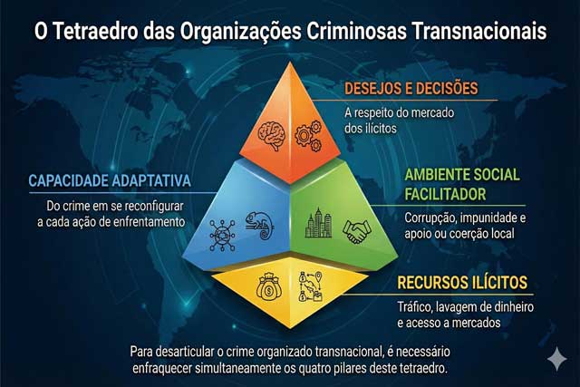 O enfrentamento ao crime organizado não colapsa redes complexas com operações isoladas. Veja por que governança integrada é decisiva.