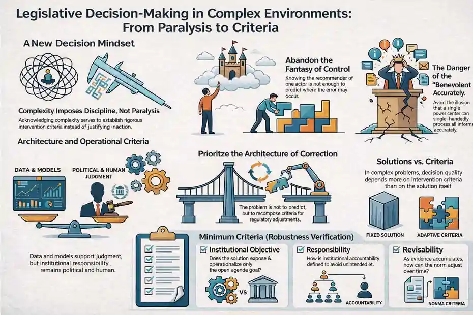 Legislative decision making in complex environments explaining adaptive governance, systemic effects and institutional criteria for public policy