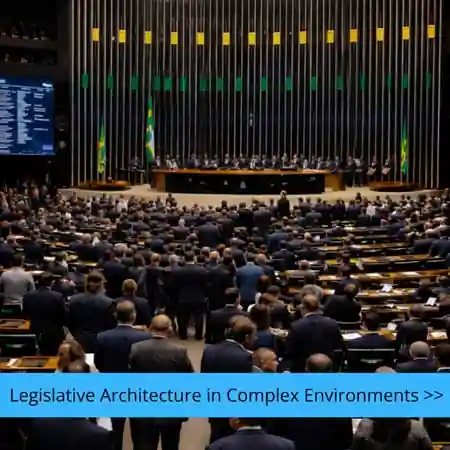 legislative assembly discussing public policy and governance in complex institutional environments