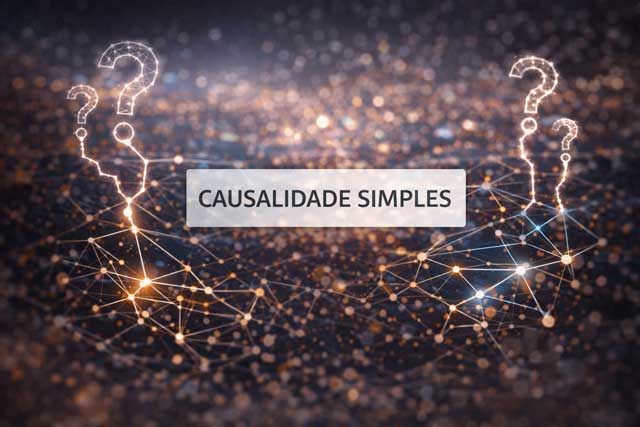 Políticas orientadas por causalidade simples ignoram adaptação, efeitos indiretos e aprendizado, falhando diante da complexidade da violência.