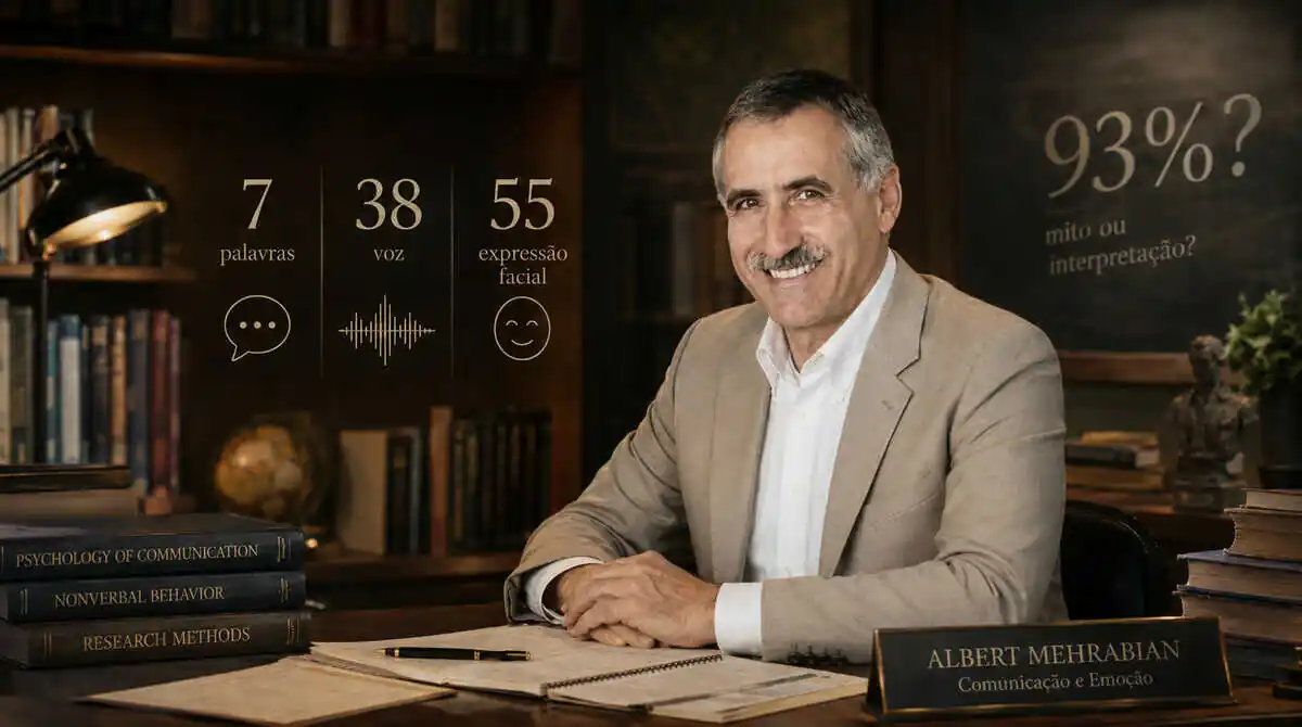 Albert Mehrabian: o pesquisador por trás da regra que virou mito