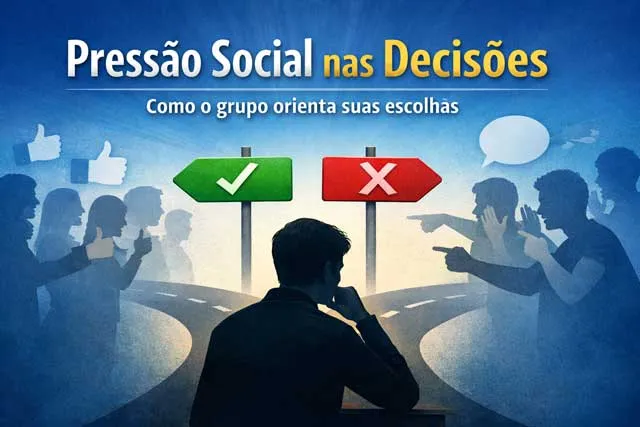 Pressão social nas decisões: por que seguir o grupo parece mais seguro do que decidir sozinho
