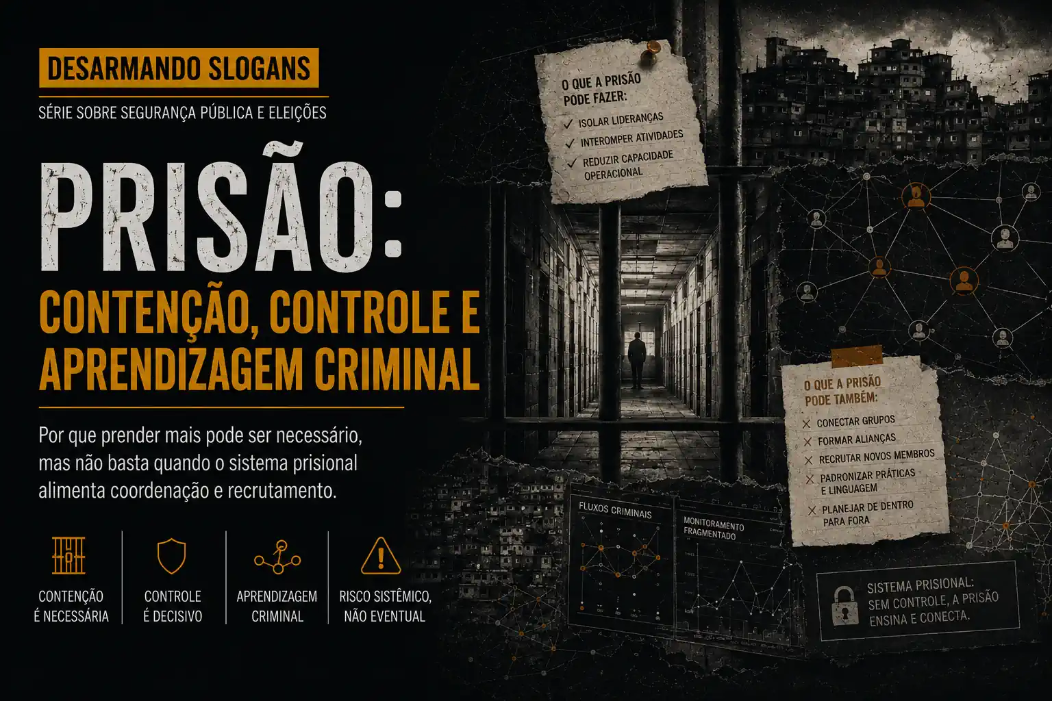 Sistema prisional e crime organizado: contenção, controle e aprendizagem criminal