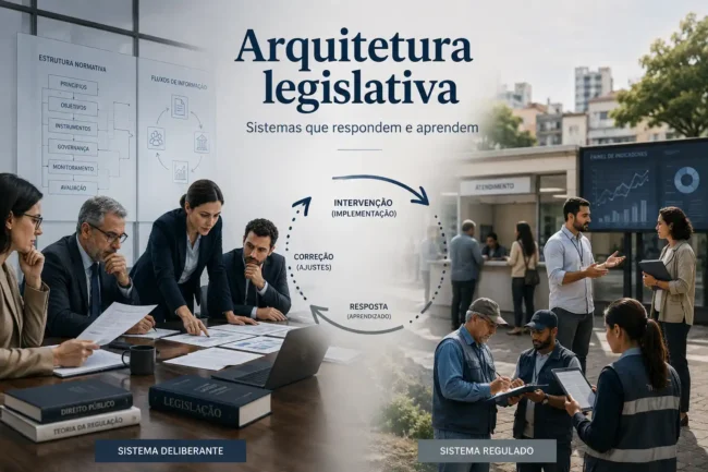 Arquitetura legislativa para sistemas adaptativos