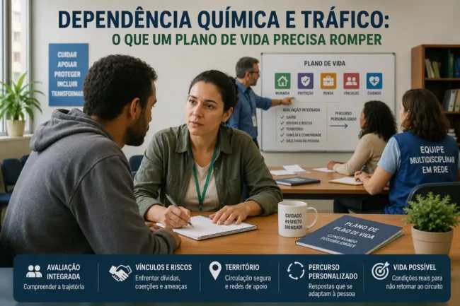 Dependência Química e Tráfico: o que um plano de vida precisa romper?