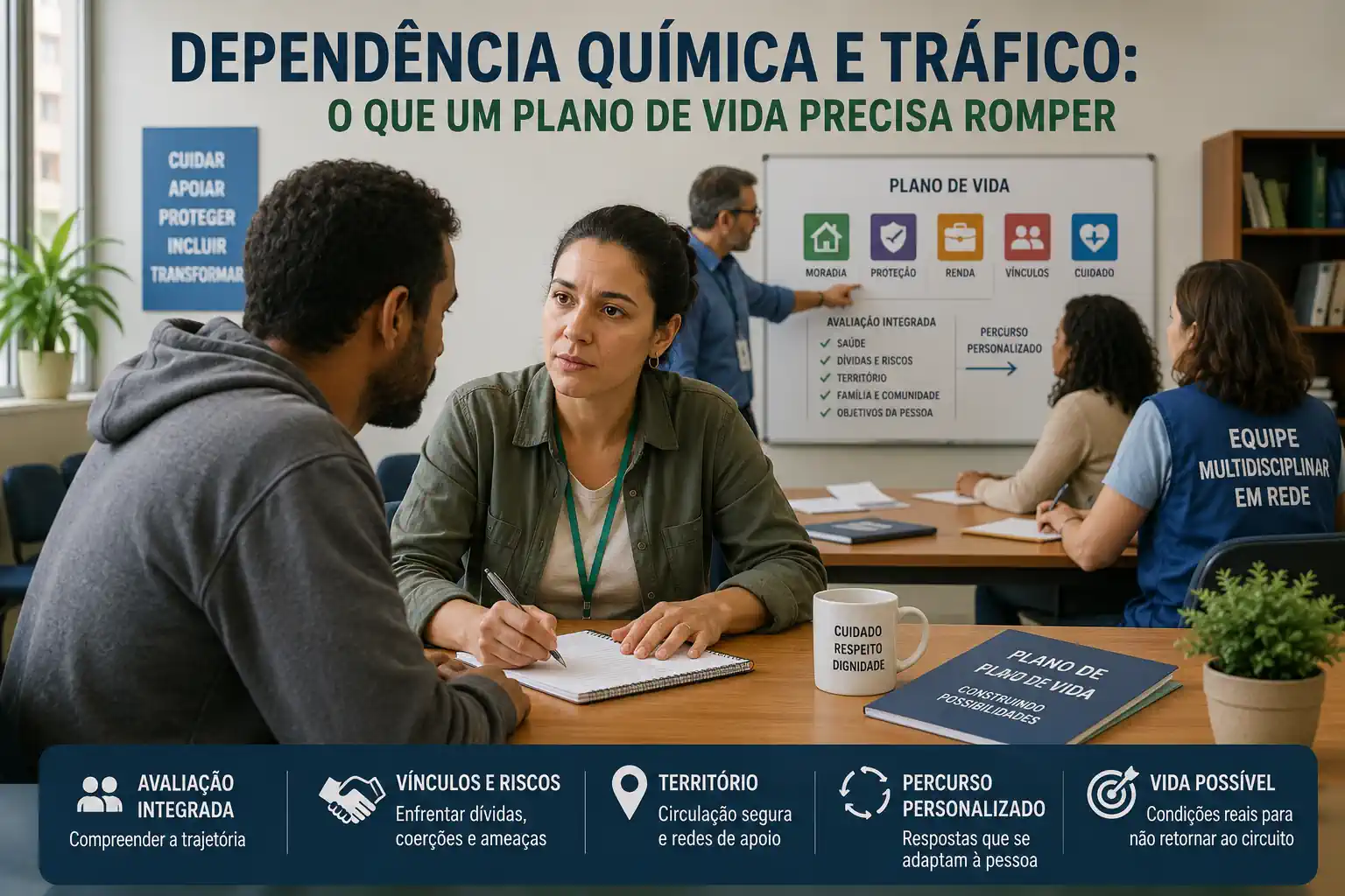 Dependência Química e Tráfico: o que um plano de vida precisa romper?