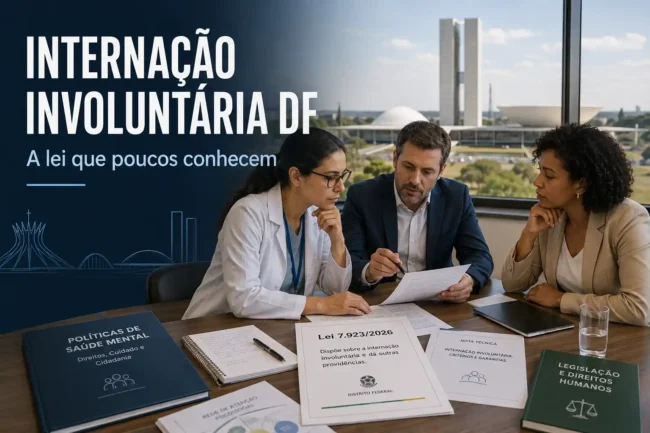 Internação involuntária no DF: de onde veio a nova lei