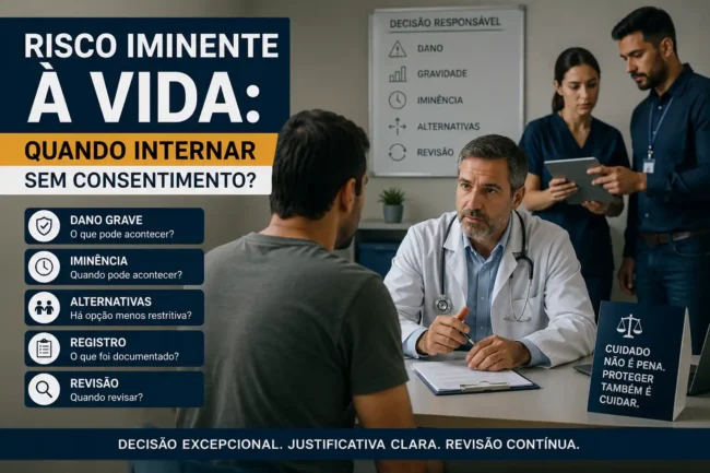 Risco Iminente à Vida: quando internar sem consentimento?