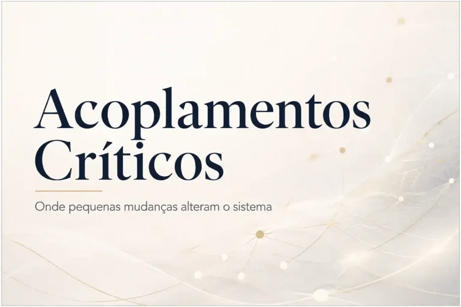 Acoplamentos críticos e relações capazes de alterar sistemas adaptativos