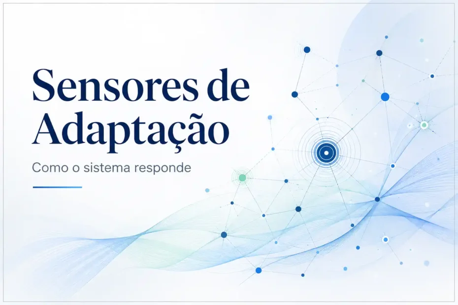 Sensores de adaptação e mudanças nas relações de sistemas adaptativos